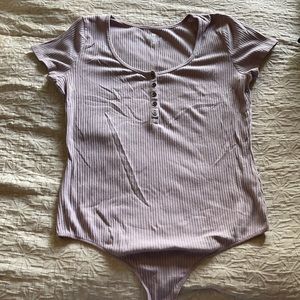 Hollister lavender color onesie